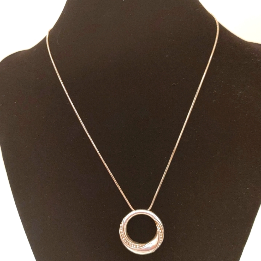 Brighton Retired Austyn Circle Reversible Necklace